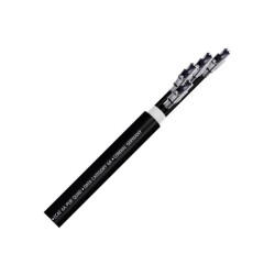 Cordial 15657 Cat 6A S/FTP Patch Cable 15m Black PUR Coating