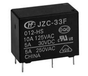 PRZEKAZNIK 12V 10A/250V HF33F/012-ZST PRZEŁĄCZNY