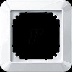 389119 System 1-M frame, single, polar white