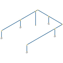 Sealey SBAKIT515 SharkBite&#xAE; 36m 5-Drop Air Supply System Kit 15mm