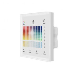 Panel LED naścienny - RGB+CCT - 1 strefowy - 230VAC - T15-S(W)