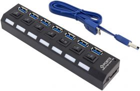 HUB rozdzielacz USB 3.0 port x7 aktywny