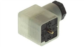 Złącze Zaworowe Serii Gdm Żeński 3-Pinowe (2+Pe) Zacisk Śrubowy Pg11 Dioda...