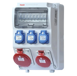 Rozdzielnica wyposażona RW3958 32/5*B 16/5*B 3GS*3B IP44 3958.0113