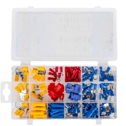 Zestaw konektorów 160szt tulejki/oczka/