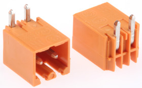 Wtyk PCB 2-pinowe raster: 3.5mm -rzędowe Weidmüller Przewlekany 17.0A 320.0 V.