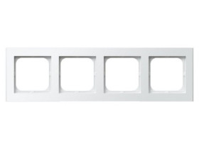 SONATA STANDARD Ramka 4 poczwórna biały mat R-4R/75 OSPEL