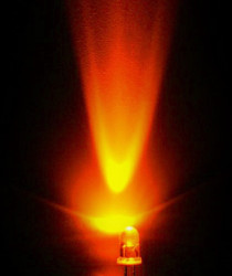 Ultra Bright LED 5mm - Orange (10 Pack)