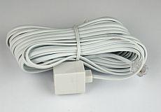 Przedłużacz telef.wtyk6p4c/gn.6p4c 3m