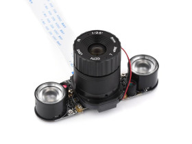 Waveshare RPi IR-CUT Camera (B) for Raspberry Pi, OV5647, 5MP, Adjustable Focus