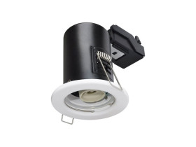 VT-701 Oczko halogenowe Spot trzonek: GU10 okrągła IP20 biały 3681 V-TAC