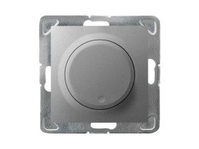 IMPRESJA Ściemniacz uniwersalny + LED funkcja wyłącznika czasowy i "time to bed" srebro ŁP-8YL2/m/18 OSPEL