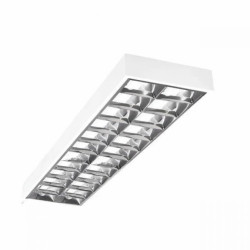 Kanlux oprawa rastrowa natynkowa NOTUS 3WS EVG 236 NT, 2x36W, G13, T8, IP20, biała, 295x1225mm