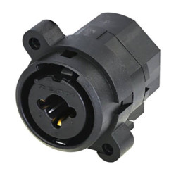 Rean RCJ10FI-H-0 XLR Connector 3-Pin Socket 6.35mm Jack PCB Mount