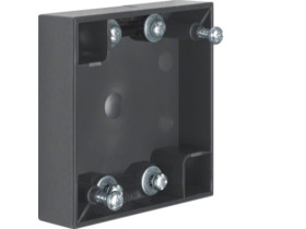 Integro Flow Puszka natynkowa 1 pojedyncza płaska antracyt 911522565 HAGER