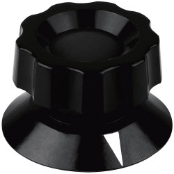 Mentor 474.81 Control Knob Black Dia58mm x H35.5mm Plastic Adjuster