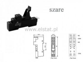 Gniazdo przekażnika HF115F ( 2z-c4 ) 250V 10A