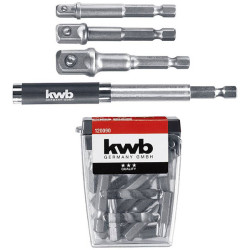 kwb 120090 Bit set 23-piece chromium-vanadium steel practical box