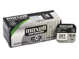 Bateria srebrowa Maxell 381 / SR1120SW (391 SR55 AG8)