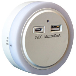 Uni-Com FS-GY21C Night Light and USB Charger