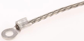 Pleciony przewód uziemiający 1,13 mm² CSA, M3.5 Stud Size, 200mm RS PRO