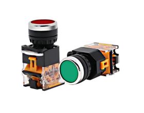 PRZYCISK TABLICOWY BISTABILNY CZERWONY