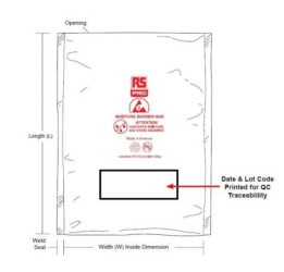 Opakowanie ESD, Bariera dla wilgoci, RS PRO