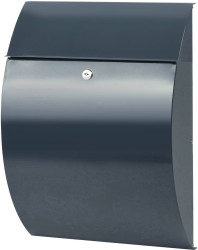 Skrzynka pocztowa Burg Wächter 38690 RIVIERA 835 ANT blacha stalowa antracytowy z zamkiem kluczykowym