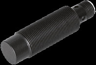 Inductive sensor, PNP, flush mounting, not flush, 1 Form A (N/O), 14 mA, 264616