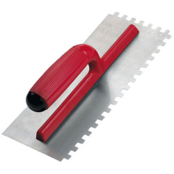 RUBI Tiling Tools 25903 PRO Steel Notched Trowel 11 x 4in x 1/4in Notch