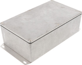 Aluminum die cast enclosure, (L x W x H) 192 x 112 x 61 mm, natural, IP65, 1590WR1F