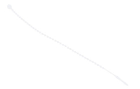 Opaska kablowa długość 143 mm szerokość 1.8mm Biały RS PRO Nylon 66 85 °C -40 °C