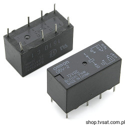 G5V-2-DC12 Relay 9VDC 2A Rl=540 Ohm THT OMRON