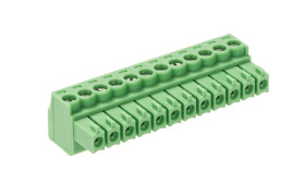 Wtykowy blok zaciskowy 12 -pinowe raster 3.5mm Montaż na kablu Żeński Phoenix Contact