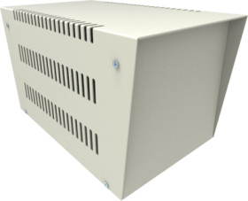 Steel enclosure, (L x W x H) 279 x 178 x 178 mm, gray (RAL 7046), IP30, 1453C