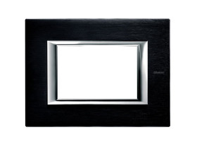 AXOLUTE Ramka 1 pojedyncza prostokątna 3 moduły szczotkowany antracyt HA4803XS LEGRAND