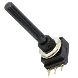 Potencjometr 100R 200mW plastik oś 6mm obrotowy