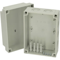 Fibox 6016315 PCM Enclosure Polycarbonate Grey-White IP66/IP67 Shock-Resistant