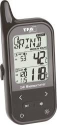 TFA Dostmann 14.1511.01 Termometr grillowy alarm, czujnik kablowy, temperatura piekarnika i rdzenia