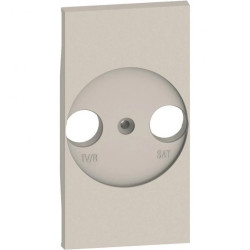 LIVING NOW plakietka gniazda TV/radio-SAT 2mod. piaskowy beż KM4212