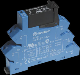 Coupling relay 1 Form A (N/O), 24 V (DC), 5 A, 240 V (AC), 38.41.7.024.9024