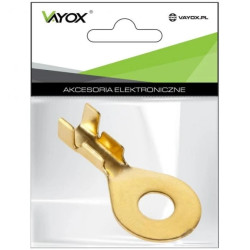 Końcówka kablowa oczkowa M4-0-2,5 4mm - 5 szt.