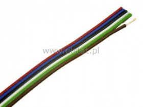 Przewód TLWY 6x0.5 mm wielokolorowa taśma AWG20