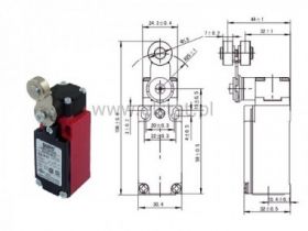 Przełącznik krańcowy SN4104-SP-B metal ( PG 13,5)