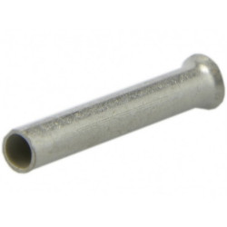 Końcówka tulejkowa nieizolowana typ H / TA DIN 0,75mm2 / 6mm miedziana cynowana galwanicznie ERKO 100szt.