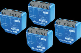 SHELLY_1_GEN4_4ER Shelly 1 Gen4 BT Matter Zigbee WLAN switch 1-channel, pack of 4