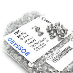 1244043 M3x4/BN650 DIN84A SCREW BOSSARD