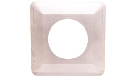 Sentia Osłona Ściany Podwójna Srebrna Tworzywo Pozioma 2100-26