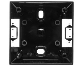 Integro Flow/Pure Puszka pojedyncza natynkowa wysoka czarna 911512510