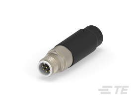 Przemysłowe złącza okrągłe 8-pinowe M12 Montaż na kablu Wtyczka TE Connectivity